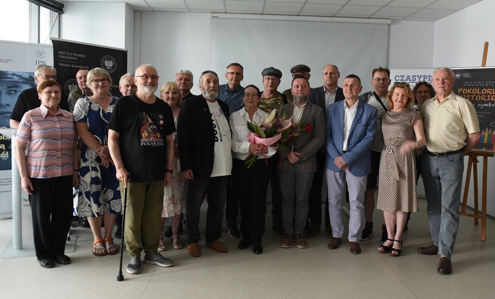 Teresa Baranowska bohaterką szóstego spotkania w ramach cyklu 45 lat „Solidarności" Śląsko-Dąbrowskiej – ludzie i struktury. Fot. Monika Kobylańska/IPN