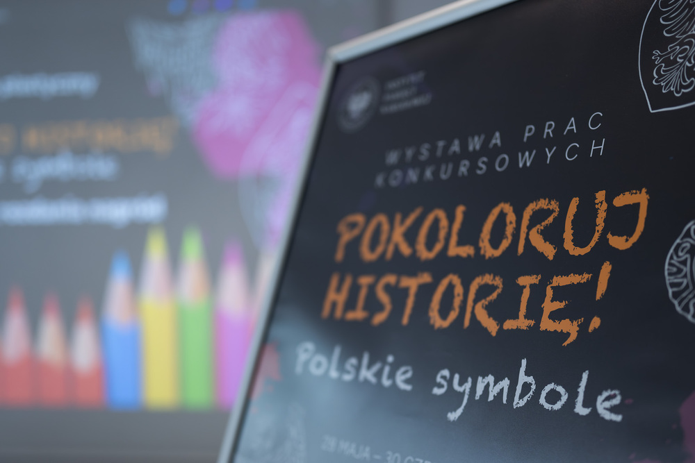 Uroczysty finał konkursu plastycznego "Pokoloruj historię! Polskie symbole". Fot.: IPN Krzysztof Łojko