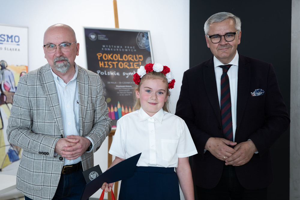 Uroczysty finał konkursu plastycznego "Pokoloruj historię! Polskie symbole". Fot.: IPN Krzysztof Łojko