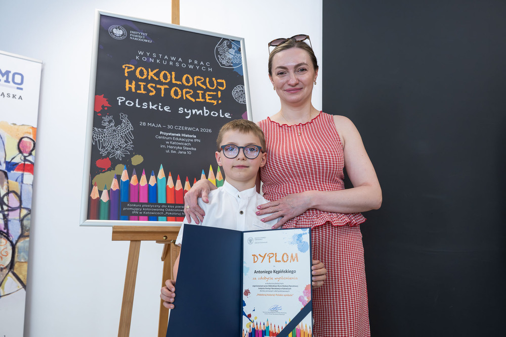 Uroczysty finał konkursu plastycznego "Pokoloruj historię! Polskie symbole". Fot.: IPN Krzysztof Łojko