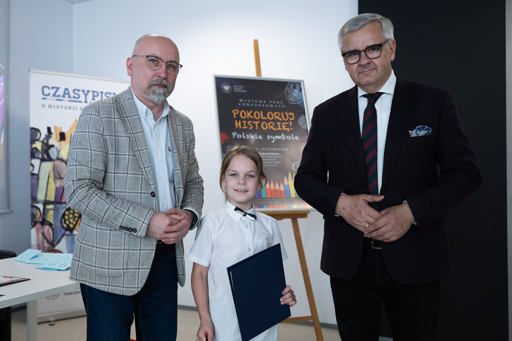 Uroczysty finał konkursu plastycznego "Pokoloruj historię! Polskie symbole". Fot.: IPN Krzysztof Łojko