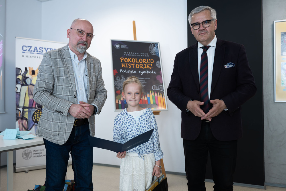 Uroczysty finał konkursu plastycznego "Pokoloruj historię! Polskie symbole". Fot.: IPN Krzysztof Łojko