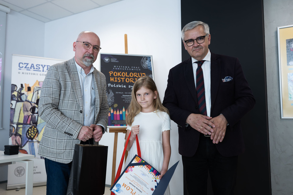 Uroczysty finał konkursu plastycznego "Pokoloruj historię! Polskie symbole". Fot.: IPN Krzysztof Łojko