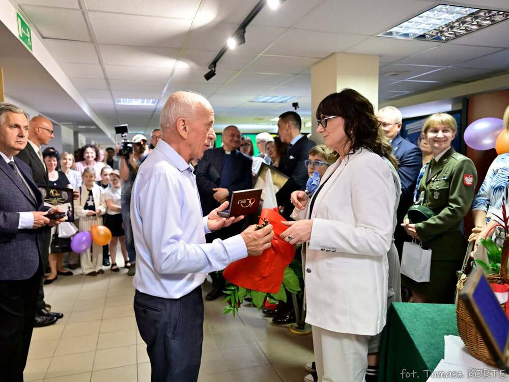 Otwarcie Izby Pamięci 74 Górnośląskiego Pułku Piechoty w Szkole Podstawowej Nr 4 w Lublińcu Fot. Tomasz Korte