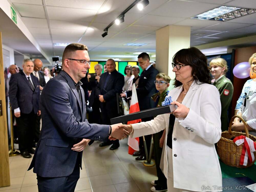 Otwarcie Izby Pamięci 74 Górnośląskiego Pułku Piechoty w Szkole Podstawowej Nr 4 w Lublińcu Fot. Tomasz Korte