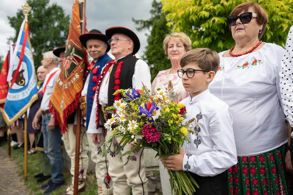 Uroczystość oznaczenia grobu Jana Klicha znakiem pamięci ,,Tobie Polsko” – Cięcina. Fot.: IPN Krzysztof Łojko