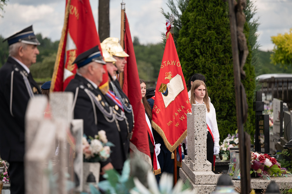 Uroczystość oznaczenia grobu Jana Klicha znakiem pamięci ,,Tobie Polsko” – Cięcina. Fot.: IPN Krzysztof Łojko