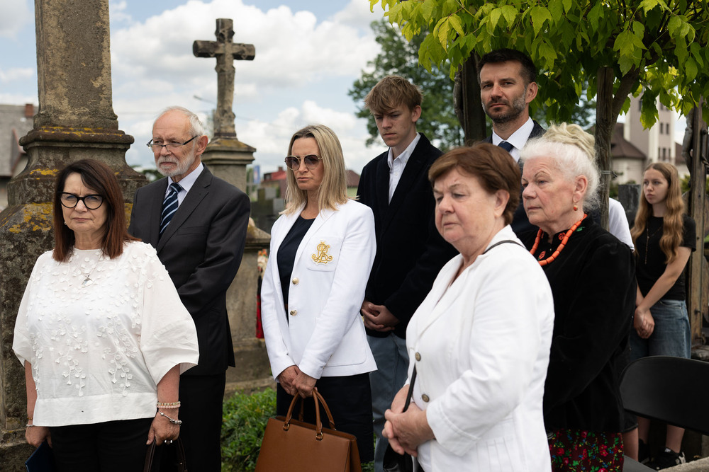 Uroczystość oznaczenia grobu Jana Klicha znakiem pamięci ,,Tobie Polsko” – Cięcina. Fot.: IPN Krzysztof Łojko