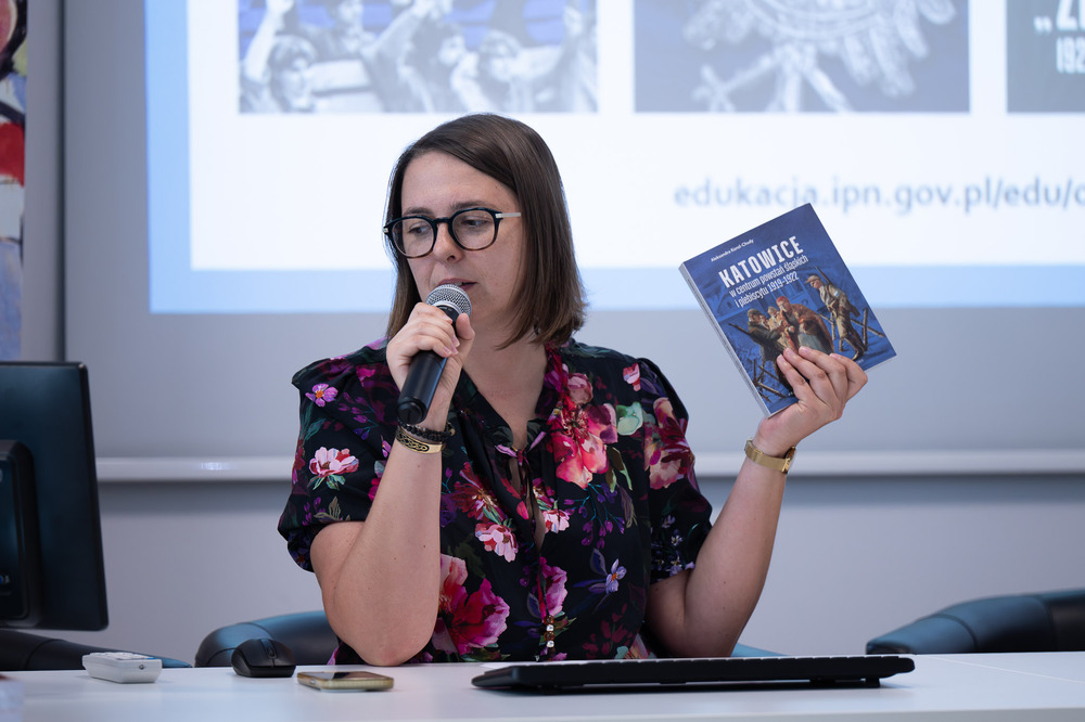 Cykl warsztatów dla nauczycieli „Czas przełomów – Górny Śląsk w XX wieku" – „1921. Polska czy Niemcy? Wokół plebiscytu i powstań śląskich". Fot.: IPN Krzysztof Łojko