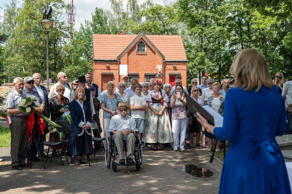 Uroczystość oznaczenia grobów weteranów powstań śląskich znakiem pamięci ,,Tobie Polsko”. Fot.: IPN Krzysztof Łojko