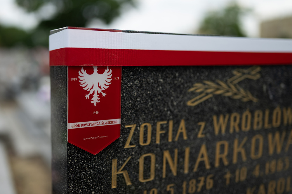Uroczystość oznaczenia grobów weteranów powstań śląskich znakiem pamięci ,,Tobie Polsko”. Fot.: IPN Krzysztof Łojko