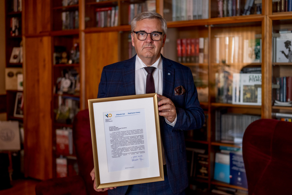 Podziękowania od Aleksandry Dyli, Śląskiej Kurator Oświaty dla Oddziału IPN w Katowicach