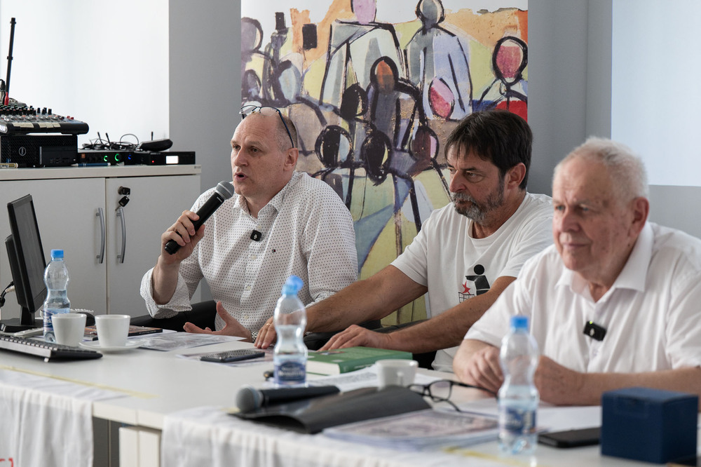 Michał Luty bohaterem siódmego spotkania w ramach cyklu 45 lat „Solidarności" Śląsko-Dąbrowskiej – ludzie i struktury. Fot.: IPN Krzysztof Łojko