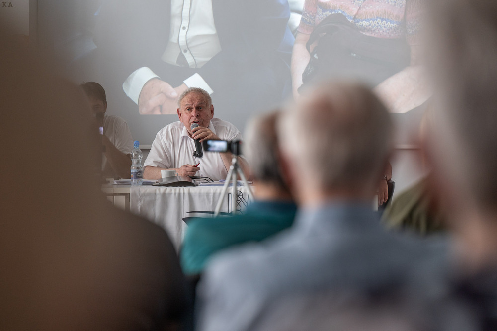 Michał Luty bohaterem siódmego spotkania w ramach cyklu 45 lat „Solidarności" Śląsko-Dąbrowskiej – ludzie i struktury. Fot.: IPN Krzysztof Łojko