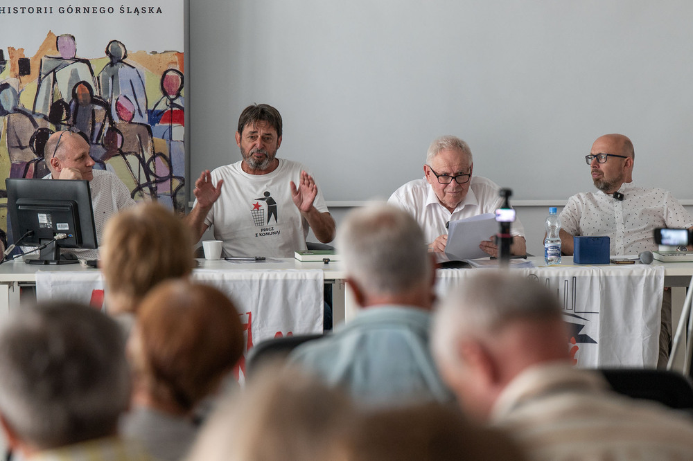 Michał Luty bohaterem siódmego spotkania w ramach cyklu 45 lat „Solidarności" Śląsko-Dąbrowskiej – ludzie i struktury. Fot.: IPN Krzysztof Łojko