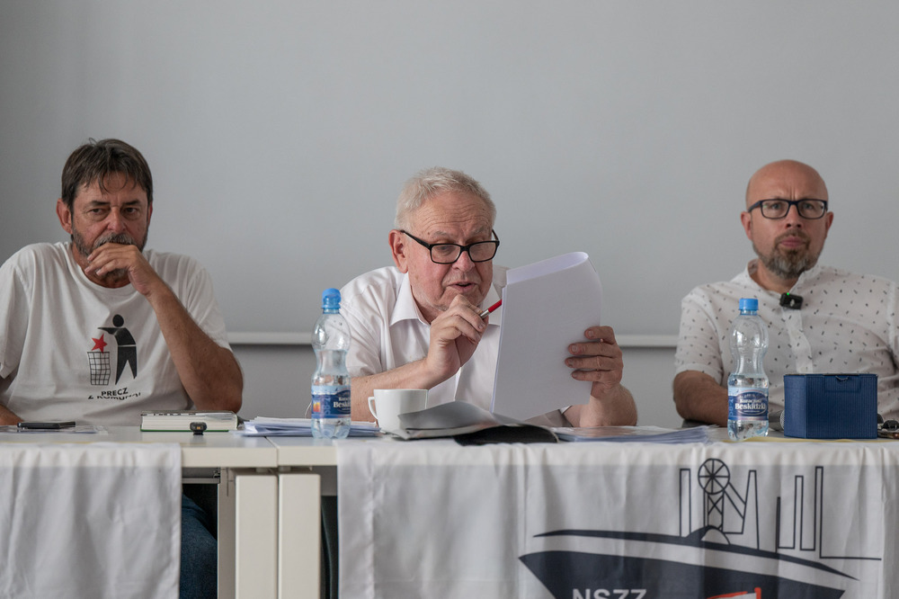 Michał Luty bohaterem siódmego spotkania w ramach cyklu 45 lat „Solidarności" Śląsko-Dąbrowskiej – ludzie i struktury. Fot.: IPN Krzysztof Łojko