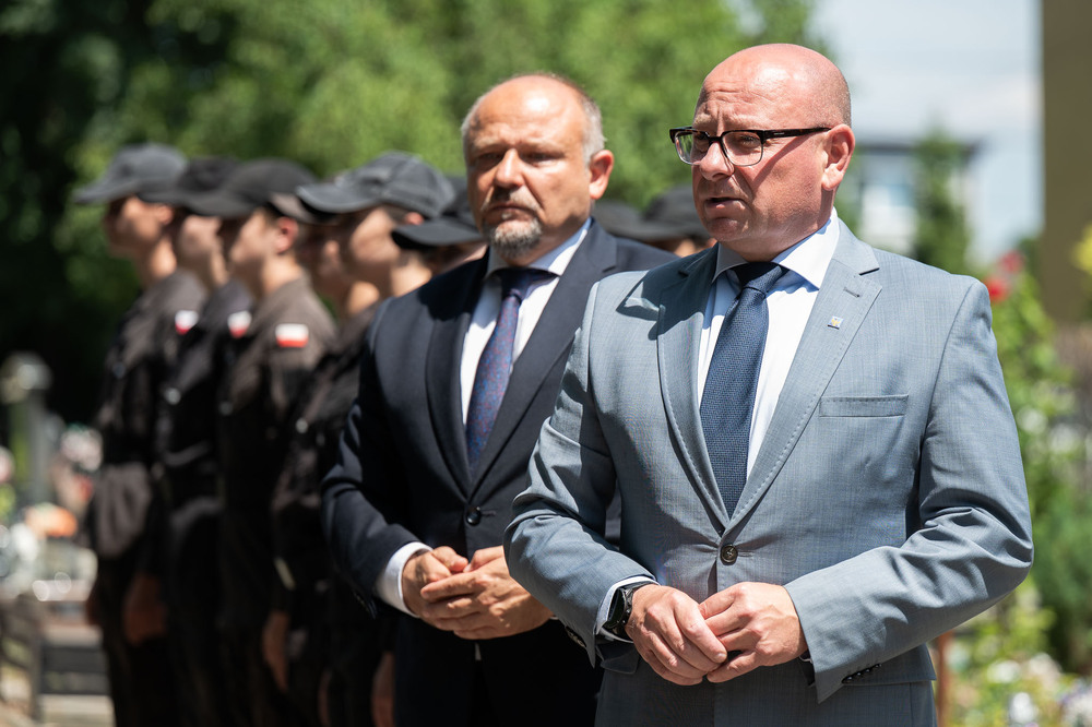 Uroczystość oznaczenia znakiem pamięci „Tobie Polsko” grobu śp. Marii Kujawskiej. Fot.: IPN Krzysztof Łojko