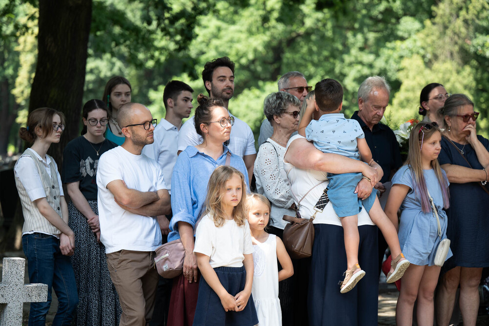 Uroczystość oznaczenia znakiem pamięci „Tobie Polsko” grobu śp. Marii Kujawskiej. Fot.: IPN Krzysztof Łojko