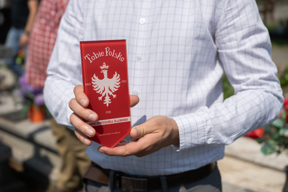 Uroczystość oznaczenia znakiem pamięci „Tobie Polsko” grobu śp. Jana Łapoka. Fot.: IPN Krzysztof Łojko