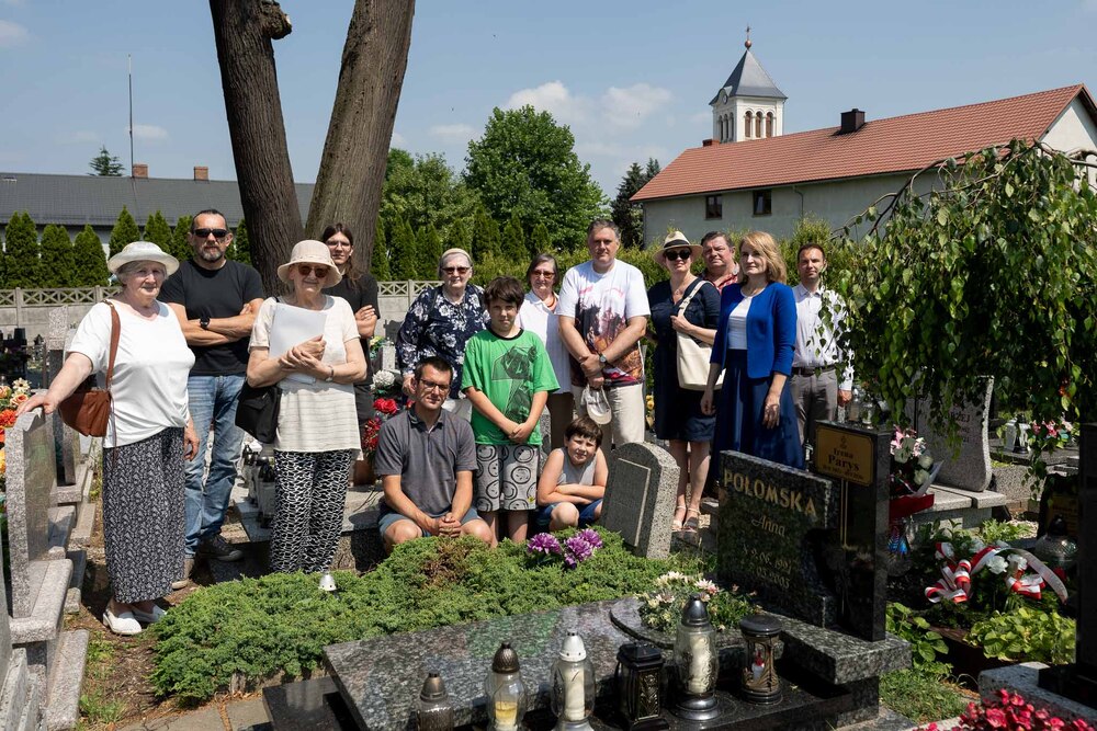 Uroczystość oznaczenia znakiem pamięci „Tobie Polsko” grobu śp. Jana Łapoka. Fot.: IPN Krzysztof Łojko