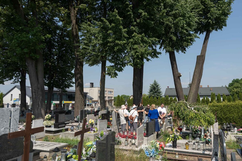 Uroczystość oznaczenia znakiem pamięci „Tobie Polsko” grobu śp. Jana Łapoka. Fot.: IPN Krzysztof Łojko