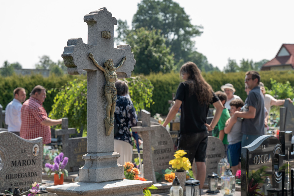 Uroczystość oznaczenia znakiem pamięci „Tobie Polsko” grobu śp. Jana Łapoka. Fot.: IPN Krzysztof Łojko
