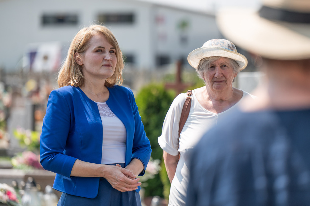 Uroczystość oznaczenia znakiem pamięci „Tobie Polsko” grobu śp. Jana Łapoka. Fot.: IPN Krzysztof Łojko