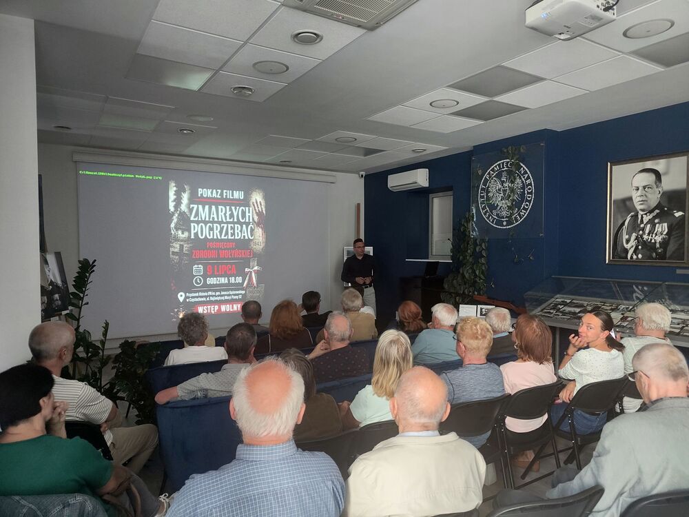Pokaz filmu „Zmarłych pogrzebać” w Przystanku Historia IPN w Częstochowie. Fot. Kinga Tyras/IPN