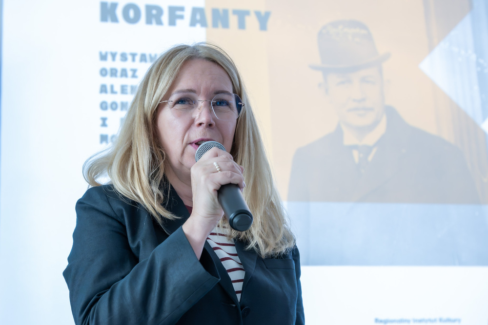 Otwarcie wystawy „Człowiek w meloniku. Wojciech Korfanty" w Przystanku Historia IPN w Katowicach, 23 lipca 2026. Fot.: IPN Krzysztof Łojko