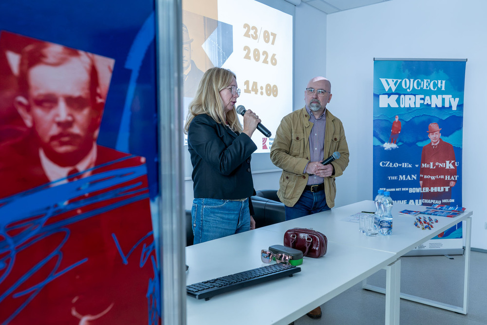 Otwarcie wystawy „Człowiek w meloniku. Wojciech Korfanty" w Przystanku Historia IPN w Katowicach, 23 lipca 2026. Fot.: IPN Krzysztof Łojko