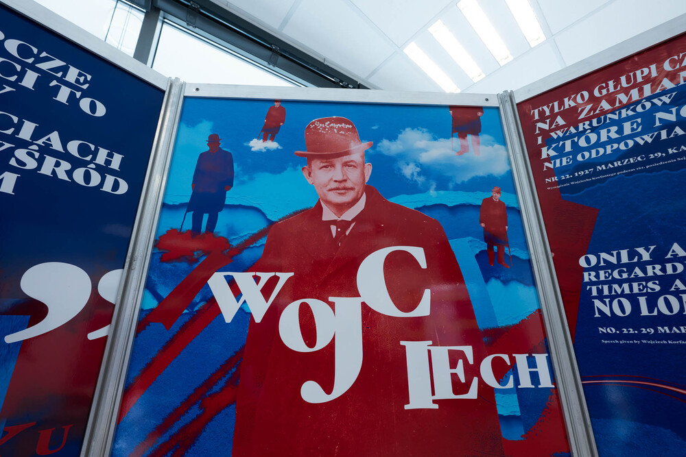 Otwarcie wystawy „Człowiek w meloniku. Wojciech Korfanty" w Przystanku Historia IPN w Katowicach, 23 lipca 2026. Fot.: IPN Krzysztof Łojko