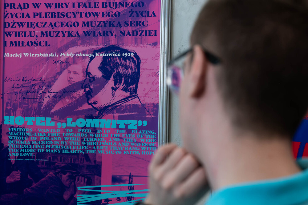 Otwarcie wystawy „Człowiek w meloniku. Wojciech Korfanty" w Przystanku Historia IPN w Katowicach, 23 lipca 2026. Fot.: IPN Krzysztof Łojko
