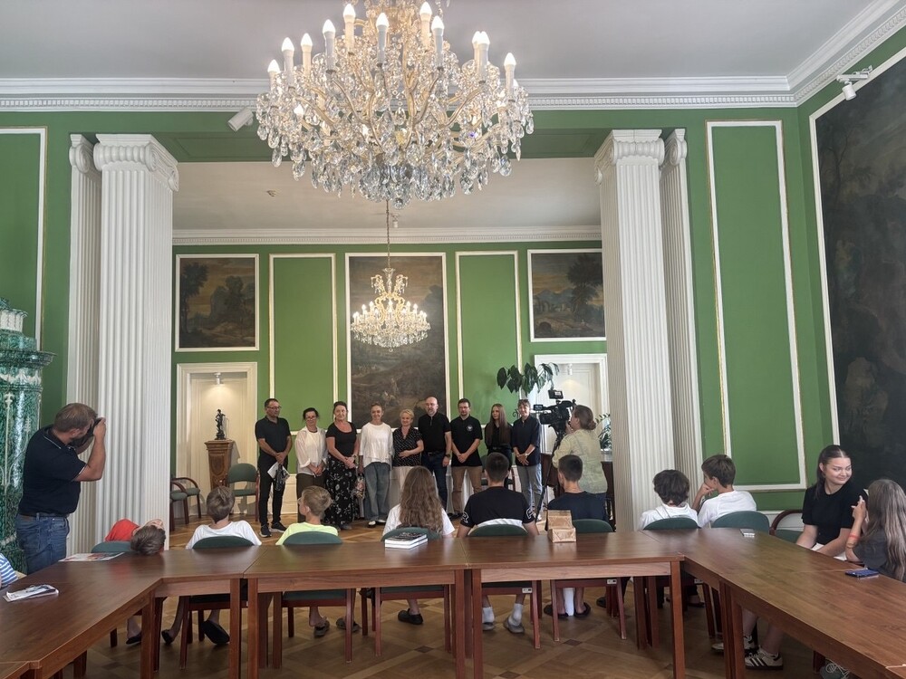 Zajęcia edukacyjne dla dzieci i młodzieży kolonijnej z Polonii ukraińskiej. Fot. Wiktoria Laskowska