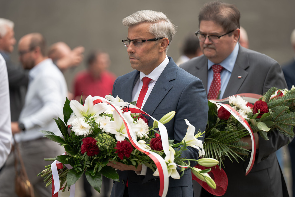 46. rocznica strajku w tarnogórskim „Fazosie” i powstania NSZZ „Solidarność” – Tarnowskie Góry, 21 sierpnia 2026. Fot.: IPN Krzysztof Łojko