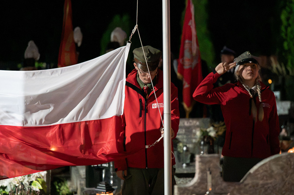 Hołd Obrońcom Ojczyzny w 87. rocznicę wybuchu II wojny światowej – Gliwice-Bojków, 1 września 2026. Fot.: IPN Krzysztof Łojko