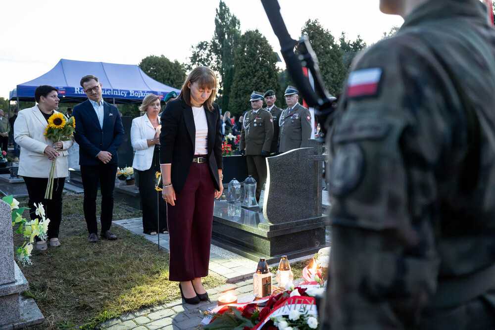 Hołd Obrońcom Ojczyzny w 87. rocznicę wybuchu II wojny światowej – Gliwice-Bojków, 1 września 2026. Fot.: IPN Krzysztof Łojko