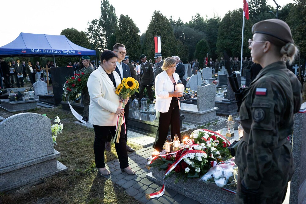 Hołd Obrońcom Ojczyzny w 87. rocznicę wybuchu II wojny światowej – Gliwice-Bojków, 1 września 2026. Fot.: IPN Krzysztof Łojko
