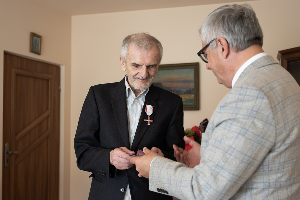 Krzyż Wolności i Solidarności dla Zbigniewa Wilka – Sosnowiec, 2 września 2026. Fot.: IPN Krzysztof Łojko