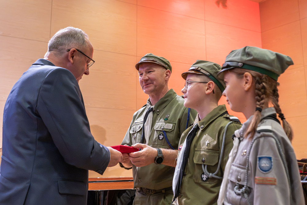 Uroczystość wręczenia Nagrody Honorowej IPN „Świadek Historii” w Katowicach, 9 września 2026. Fot.: IPN Krzysztof Łojko