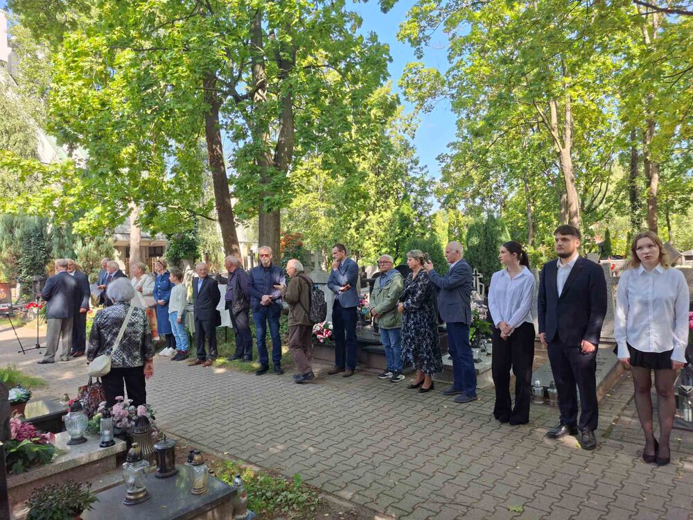 Uroczystość oznaczenia grobu dr. Ignacego Nowaka znakiem pamięci ,,Tobie Polsko” – Poznań, 15 września 2026. Fot.: dr Kacper Awzan, Oddział IPN w Poznaniu.