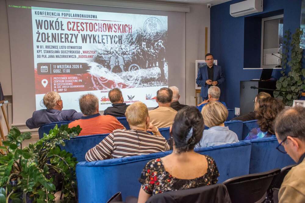 Konferencja popularnonaukowa „Wokół częstochowskich Żołnierzy Wyklętych”. Fot. Radio Fiat
