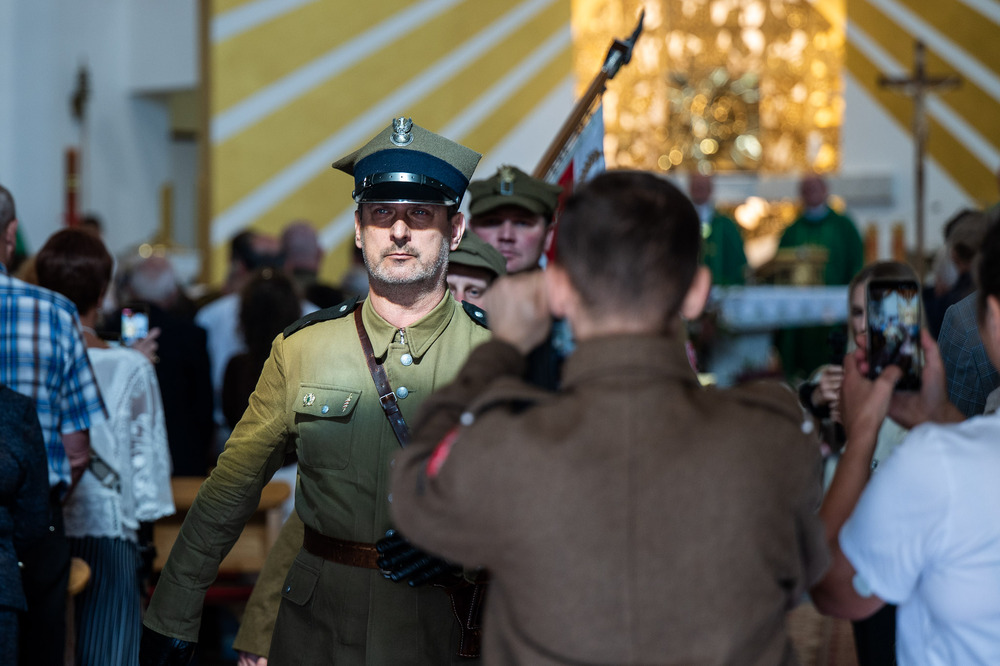 80. rocznica mordu dokonanego na żołnierzach VII Śląskiego Okręgu Narodowych Sił Zbrojnych. Fot.: IPN Krzysztof Łojko