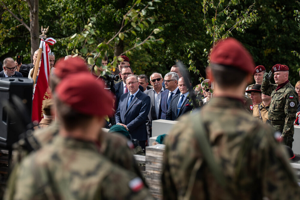 80. rocznica mordu dokonanego na żołnierzach VII Śląskiego Okręgu Narodowych Sił Zbrojnych. Fot.: IPN Krzysztof Łojko