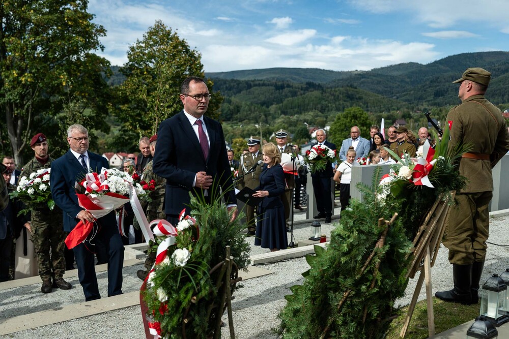 80. rocznica mordu dokonanego na żołnierzach VII Śląskiego Okręgu Narodowych Sił Zbrojnych. Fot.: IPN Krzysztof Łojko