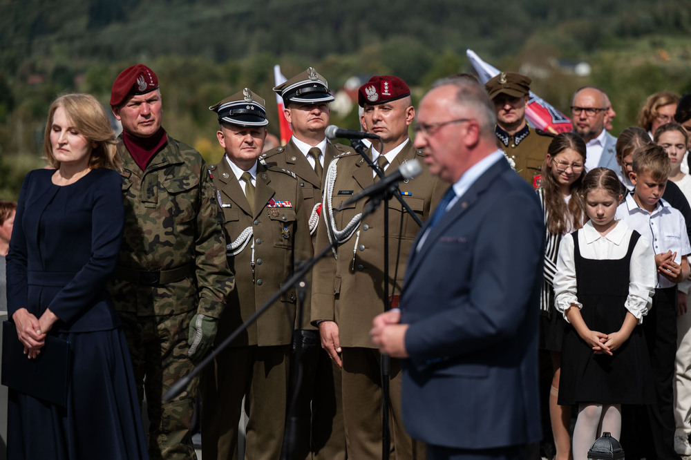 80. rocznica mordu dokonanego na żołnierzach VII Śląskiego Okręgu Narodowych Sił Zbrojnych. Fot.: IPN Krzysztof Łojko