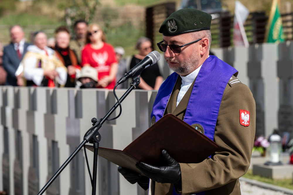 80. rocznica mordu dokonanego na żołnierzach VII Śląskiego Okręgu Narodowych Sił Zbrojnych. Fot.: IPN Krzysztof Łojko