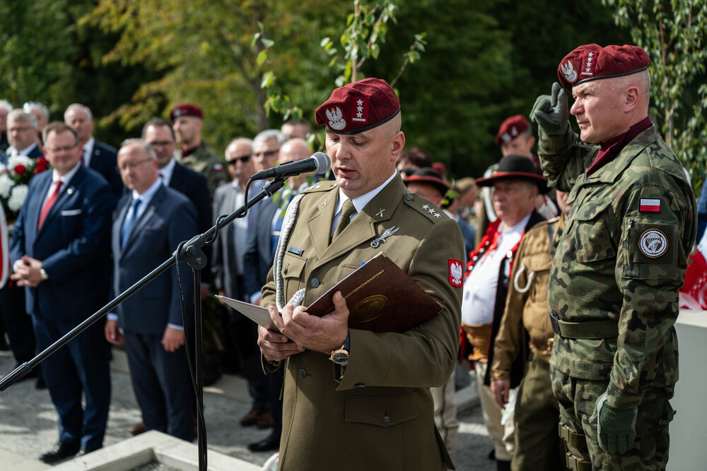 80. rocznica mordu dokonanego na żołnierzach VII Śląskiego Okręgu Narodowych Sił Zbrojnych. Fot.: IPN Krzysztof Łojko