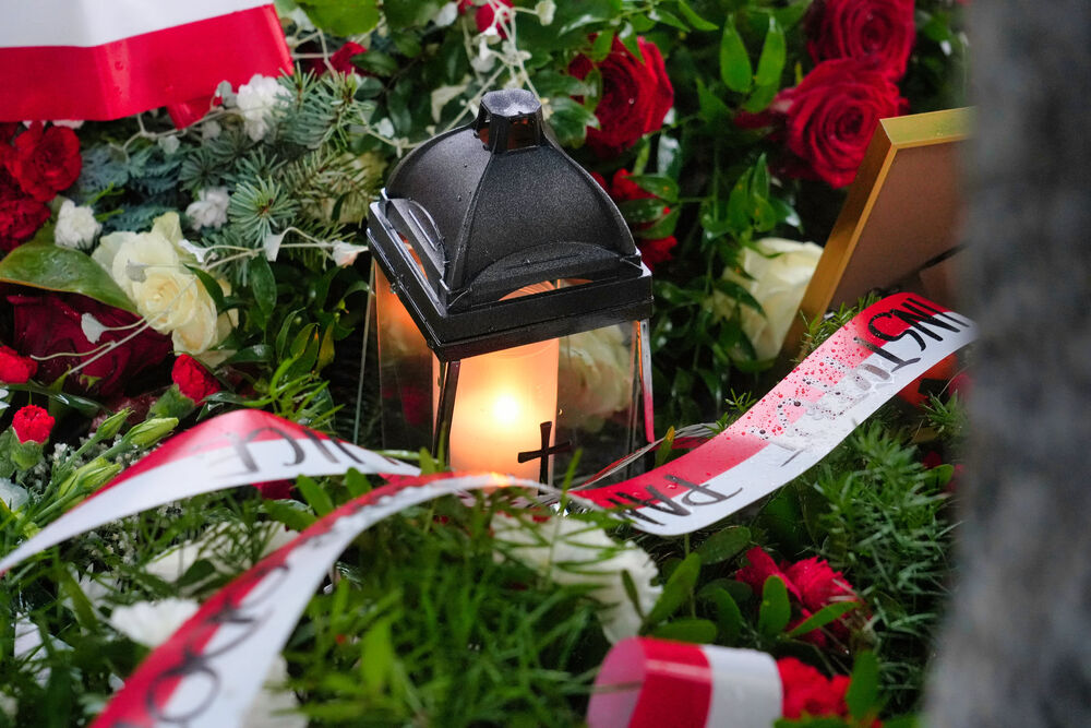Uroczystość oznaczenia grobu powstańca śląskiego Waleriana Fajfera znakiem pamięci „Tobie Polsko”. Fot.: Ariel Brończyk