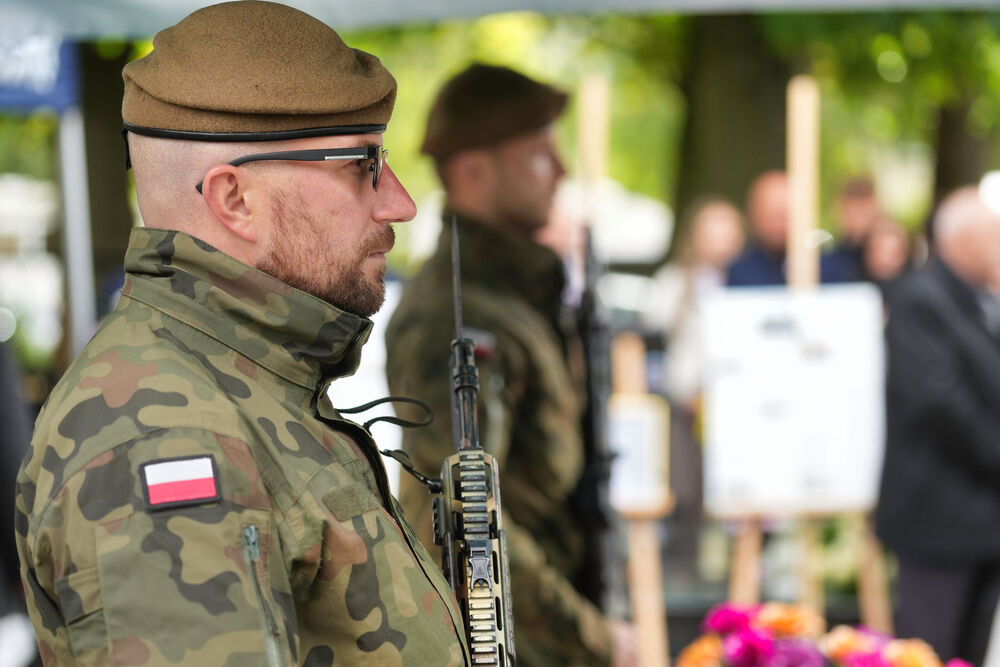 Uroczystość oznaczenia grobu powstańca śląskiego Waleriana Fajfera znakiem pamięci „Tobie Polsko”. Fot.: Ariel Brończyk