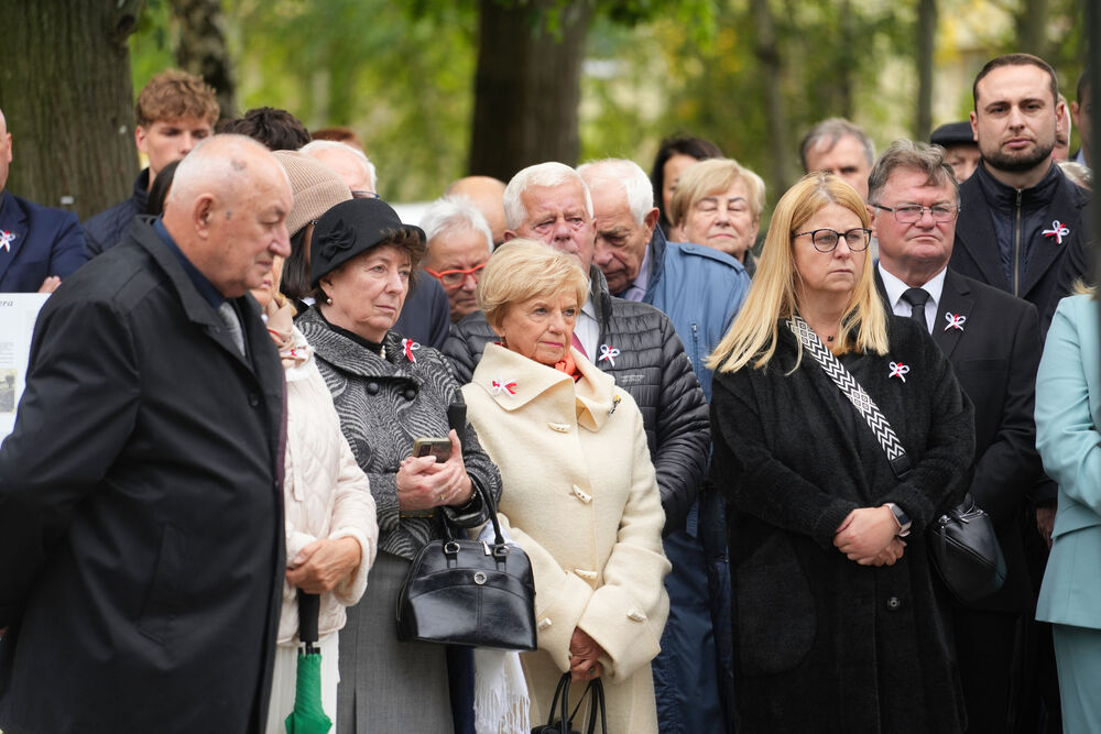 Uroczystość oznaczenia grobu powstańca śląskiego Waleriana Fajfera znakiem pamięci „Tobie Polsko”. Fot.: Ariel Brończyk